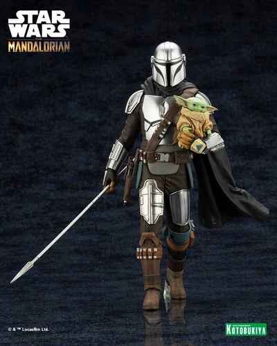 Mandalorian mit Grogu - Star Wars - ARTFX - Kotobukiya (2).jpg