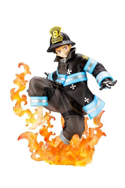 Shinra Kusakabe - Glow in the Dark Bonus Edition - Fire Force - ARTFX J - Kotobukiya - Re-Release - 1