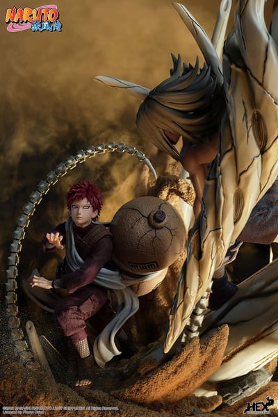 Gaara vs Kimimaro - Elite Dynamic Statue - Hex Collectibles (5)