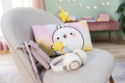 Molang - Kissen Rechteckig (43cm x 25cm) (1)