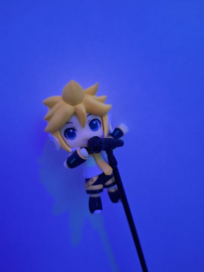 Len and his blue watery light show · Len Kagamine - Nendoroid Petite Hatsune Miku Selection