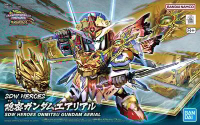 SDW Heroes Onmitsu  Gundam Aerial - Gundamworld Heroes - Model Kit - Bandai Spirits (1)