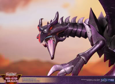 Rotäugiger schwarzer Drache - Violette Edition - First 4 Figures Yu-Gi-Oh! PVC Figur (4)