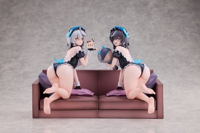 Snowbreak: Containment Zone - Cherno & Meursault Apprentice Maid 1/6 PVC Statue (Deluxe 2-Pack) - 3