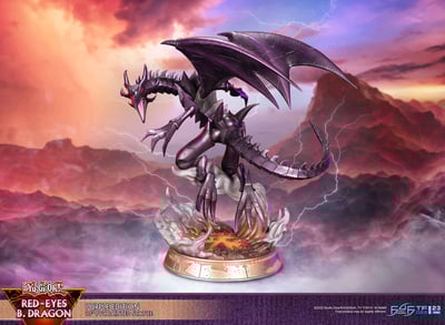 Rotäugiger schwarzer Drache - Violette Edition - First 4 Figures Yu-Gi-Oh! PVC Figur (14)