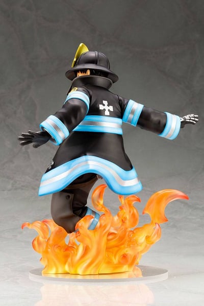 Shinra Kusakabe - Glow in the Dark Bonus Edition - Fire Force - ARTFX J - Kotobukiya - Re-Release - 5