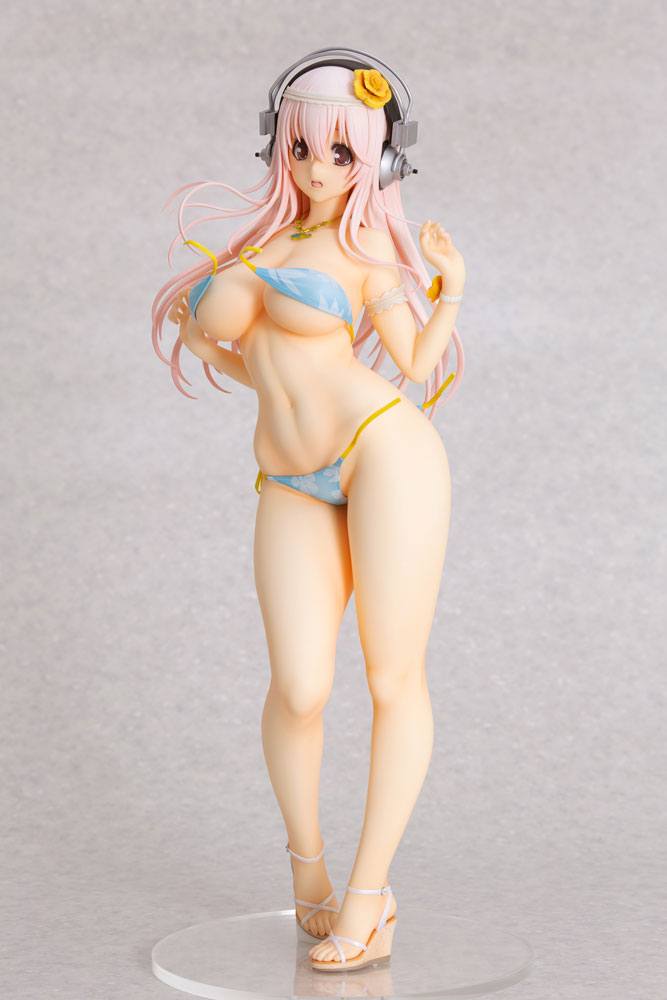 Super Sonico - Summer Vacation - Orchid Seed - Re-Release PVC Figure (1/4.5 Scale) - 2