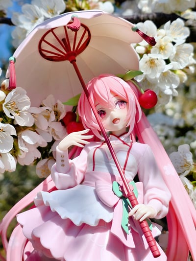Saku Miku 🌸 — Hatsune Miku / Sakura Miku - Sakura Dress - AMP - Artist MasterPiece+ - Taito