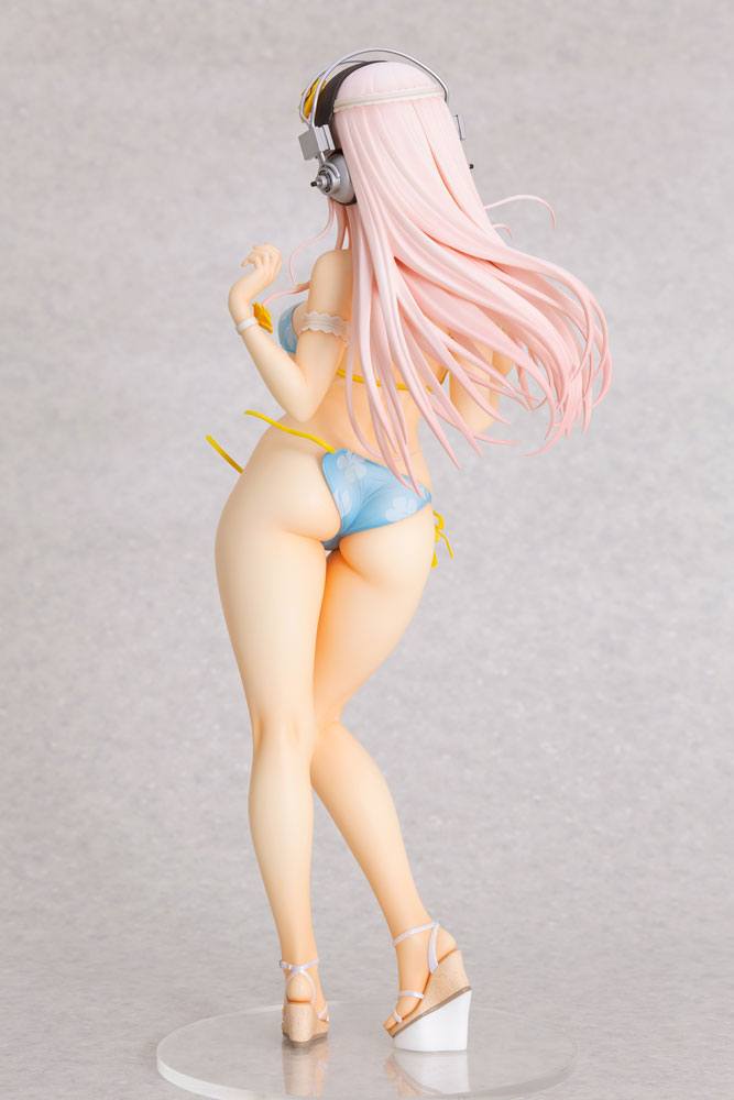 Super Sonico - Summer Vacation - Orchid Seed - Re-Release PVC Figure (1/4.5 Scale) - 5