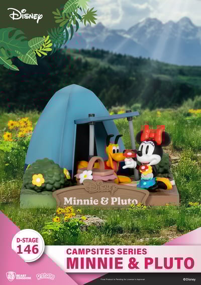 Minnie Mouse & Pluto - Disney Campsite Series - D-Stage Diorama - Beast Kingdom Toys (1)