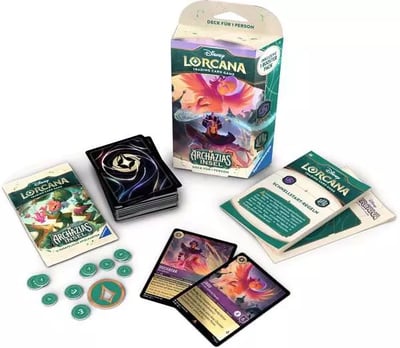 Lorcana - Disney Lorcana 7: Archazias Insel - Amethyst und Stahl - Starter Deck (Deutsch) (1)