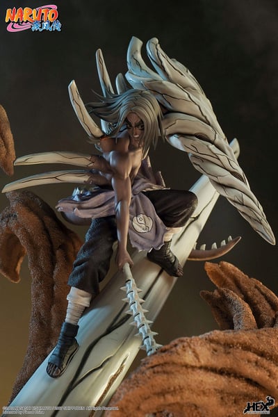 Gaara vs Kimimaro - Elite Dynamic Statue - Hex Collectibles (10)