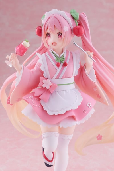 Hatsune Miku - Sakura Miku - Japanese Café - Coreful Figure - Taito (2)