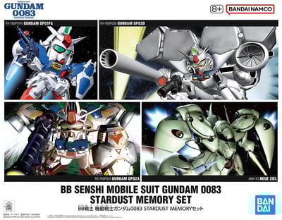 BB Senshi - Mobile Suit Gundam - 0083 Stardust Memory Set - Bandai Spirits (1)