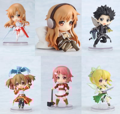  Komplettset - Sword Art Online Niitengo (6 Figuren) - Neuauflage - 1