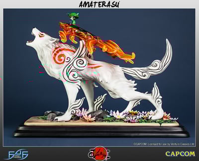 Amaterasu & Issun - Okami First 4 Figures Statue - 12