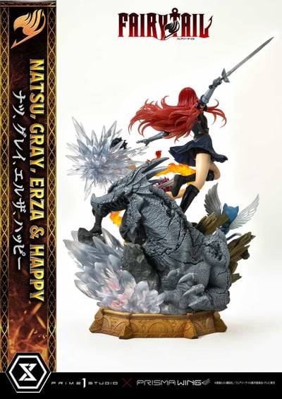 Natsu, Gray, Erza, Happy - Standard Version - Concept Masterline - Prisma Wing - Prime  Studio (9)