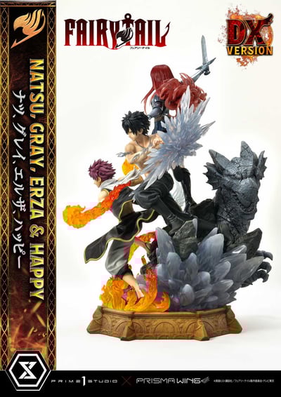 Natsu, Gray, Erza, Happy - Deluxe Bonus Version - Concept Masterline - Prisma Wing - Prime  Studio (23)