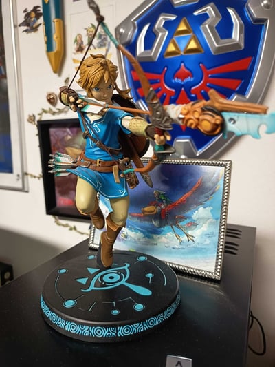 Link - Breath of the Wild - First 4 Figures (Neuauflage) | Hochwertige Sammelfigur für Zelda-Fans