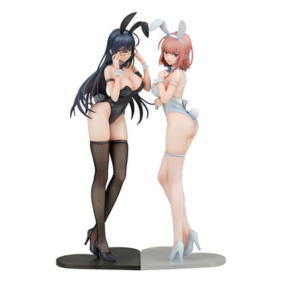 Black Bunny Aoi & White Bunny Natsume - Ikomochi Original - Ensoutoys (1).jpg