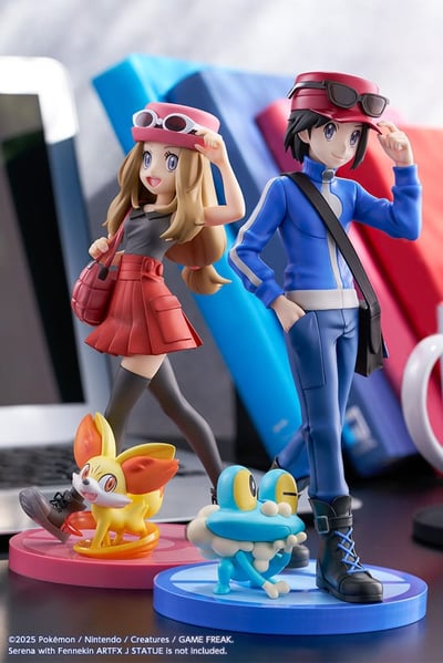 Calem und Froxy - Pokémon Figure Series - ARTFX J - Kotobukiya - 23