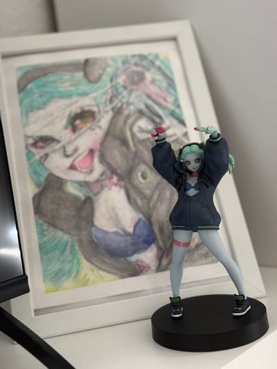 Rebecca mit Porträt