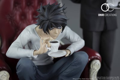 L & Watari – Death Note Diorama Statue von Oniri Creations - 7