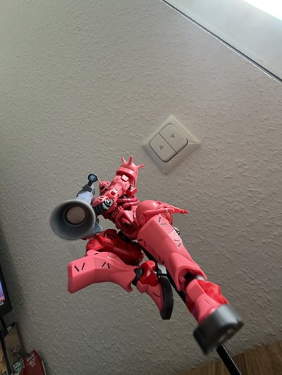 HG GQ Char’s Zaku · MS-06S Char Senyou Zaku - 1/144 High Grade - Mobile Suit Gundam - Bandai Spirits