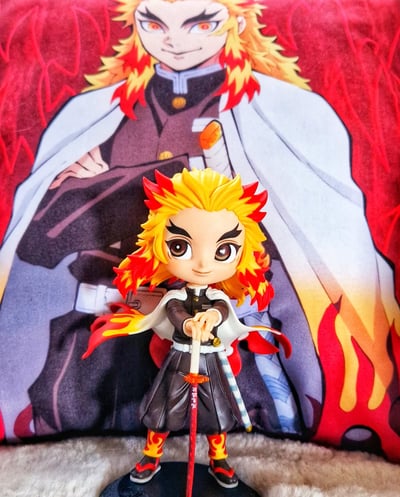 Set your Heart ablaze🔥 · Kyojuro Rengoku - Demon Slayer - Q Posket - Banpresto - Neuauflage 