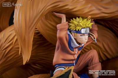 Naruto Uzumaki & Kyubi - Linked by Seal - Tsume HQS Statue - 13