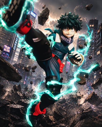 Deku · My Hero Academia ARTFXJ Statue 1/8 Izuku Midoriya Ver. 2 Bonus Edition 29 cm