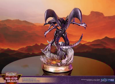 Rotäugiger schwarzer Drache - Violette Edition - First 4 Figures Yu-Gi-Oh! PVC Figur (20)