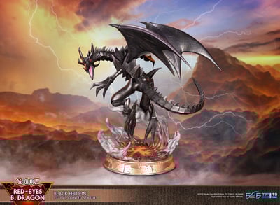 Rotäugiger schwarzer Drache - Schwarze Edition - First 4 Figures Yu-Gi-Oh! PVC Figur (13)