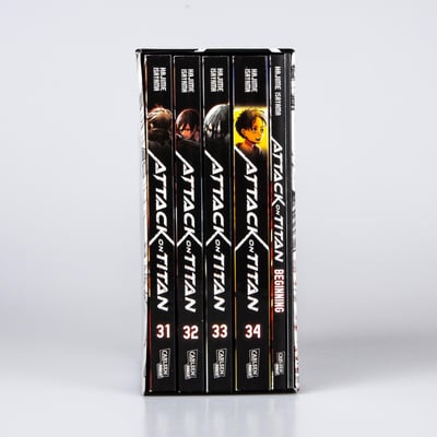 Attack on Titan - Carlsen - Band 31-34 in collector's slipcase with extra - 4