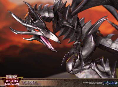 Rotäugiger schwarzer Drache - Schwarze Edition - First 4 Figures Yu-Gi-Oh! PVC Figur (27)