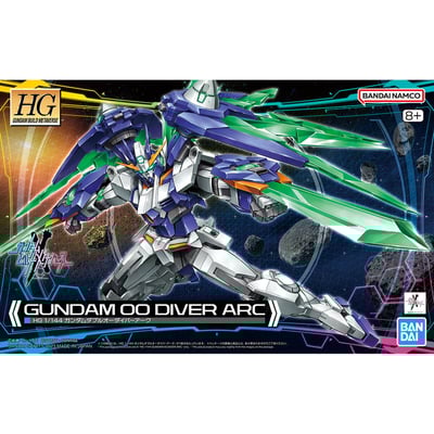 GN-0000DVR/II Gundam 00 Diver Arc - Gundam Build Metaverse - HGGBM 1/144 - Modelkit - Bandai Spirits (1)