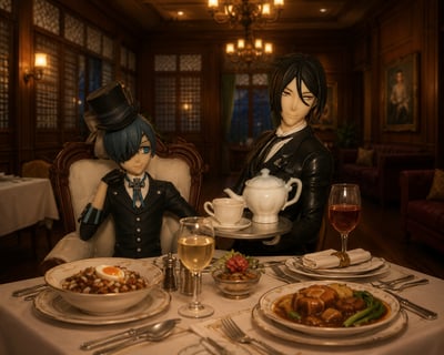Sebastian & Ciel · Sebastian Michaelis - FuRyu