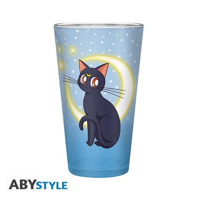 Sailor Moon - Großes 400 ml Glas - Luna und Artemis - AbyStyle (1)