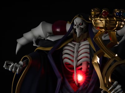 Ainz Ooal Gown - Statue F:Nex Furyu avec LED – Overlord - 5
