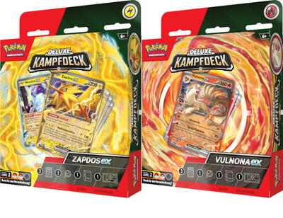 Pokémon TCG - Zapdos ex/ Vulnona ex - Battle Deck Deluxe (zufällige Auswahl)  (1)