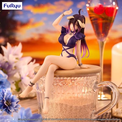 Albedo - Dark Purple Color - Swimsuit - Noodle Stopper - Furyu - 4