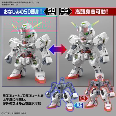 Gundam Calibarn - SD Gundam Cross Silhouette -  Modelkit - Bandai Spirits (1)