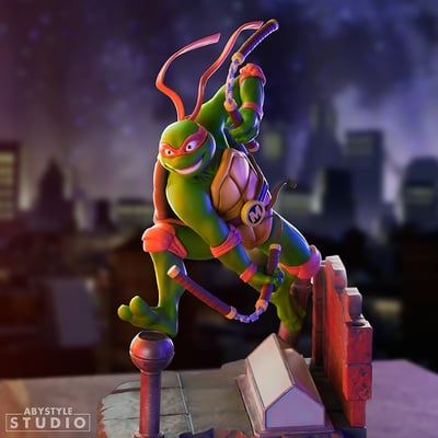 Michelangelo - Teenage Mutant Ninja Turtles Figur - AbyStyle  (1)