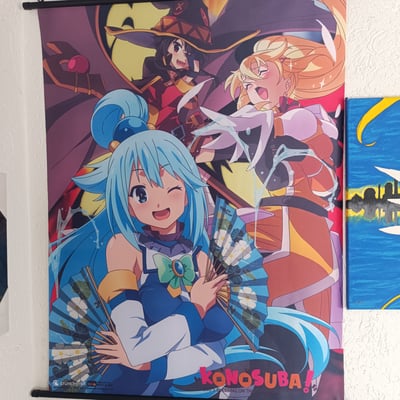 Konosuba Spezial Technik 😂😂 · Aqua, Darkness & Megumin - Wallscroll - Konosuba - 21715