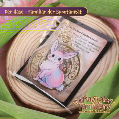 Der Hase – Magical Familiars - Schlüsselanhänger - Yunuyei (1)