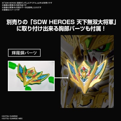 SDW Heroes Onmitsu  Gundam Aerial - Gundamworld Heroes - Model Kit - Bandai Spirits (1)