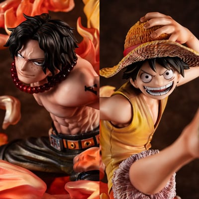 Monkey D. Ruffy & Puma D. Ace - Bond Between Brothers 20th Limited - POP - Portrait Of Pirates Maximum - Megahouse (2)