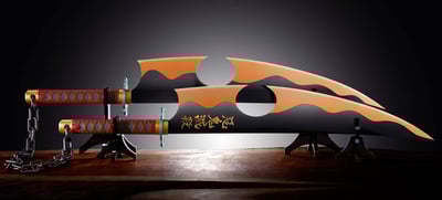 Nichirin Schwerter (Tengen Uzui) - Demon Slayer 11 Proplica - Bandai Spirits (1).jpg