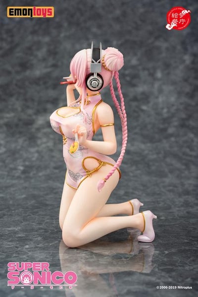 Super Sonico - China Dress Statue Series - Emontoys - 6