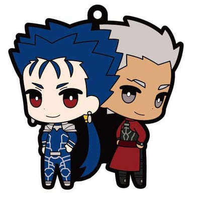 Fate / Grand Order - Buddy Collection Gummi-Anhänger - Komplettset (6 Anhänger) - 5
